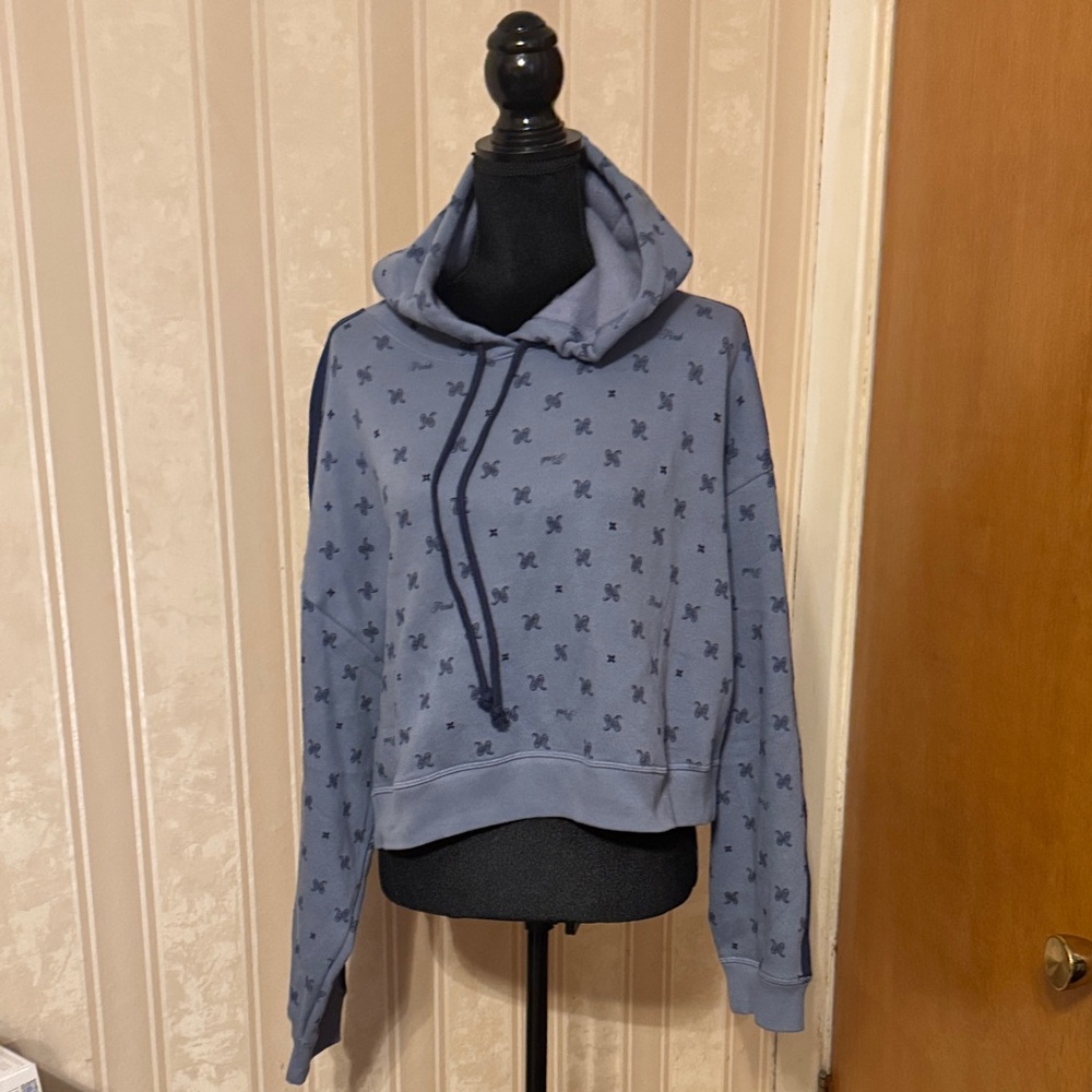 PINK Victoria's Secret Blue Butterfly Hoodie